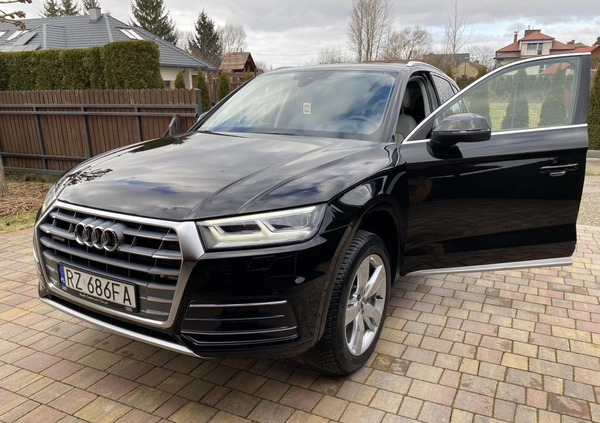 Audi Q5 cena 129900 przebieg: 59000, rok produkcji 2019 z Rzeszów małe 254